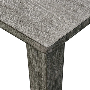 Uttermost Forsyth Dark Gray Rustic Outdoor Dining Table – Solid Mahogany, Farmhouse Charm, Versatile Use Gray,Woodtone Mahogani Wood 50192