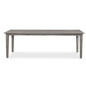 Uttermost Forsyth Dark Gray Rustic Outdoor Dining Table – Solid Mahogany, Farmhouse Charm, Versatile Use Gray,Woodtone Mahogani Wood 50192