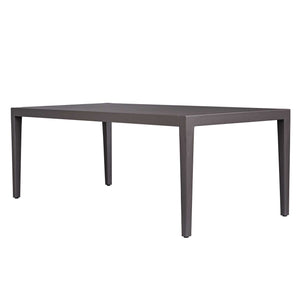 Uttermost Polanco Outdoor Dining Table - Durable Aluminum In Java Black For Stylish Outdoor Gatherings Black,Bronze Aluminium 50194