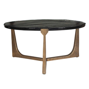 Uttermost Bohdi Outdoor Coffee Table - Elegant Antique Finish With Stunning Glass Top For Any Space Brass Metal,Cast Glass 50215