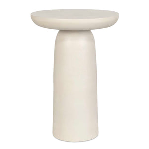 Uttermost Joppa Striking Dark Accent Table With Sculptural Design For Indoor And Outdoor Charm White Metal 50225