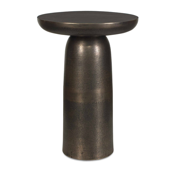 Uttermost Joppa Striking Dark Accent Table With Sculptural Design For Indoor And Outdoor Charm Bronze Metal 50217
