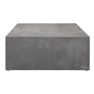 Uttermost Vail Gray Elm Coffee Table - Rustic Charm With Reclaimed Wood & Unique Concrete Finish Gray,Woodtone Old Elm,Plywood 50158