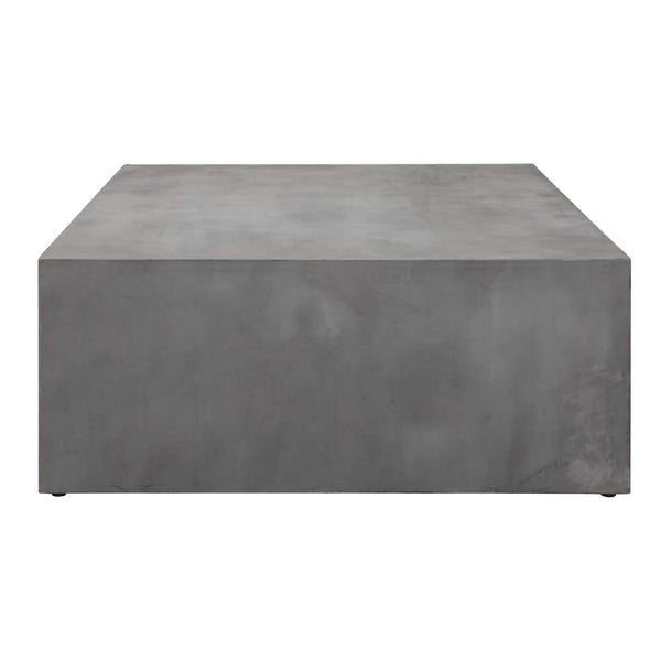Uttermost Vail Gray Elm Coffee Table - Rustic Charm With Reclaimed Wood & Unique Concrete Finish Gray,Woodtone Old Elm,Plywood 50158