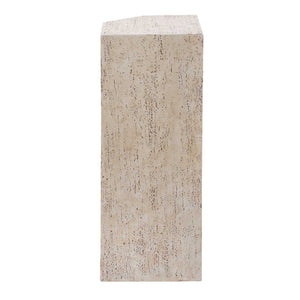 Uttermost Leroy Concrete Outdoor Drink Table - Durable, Stylish Accent For Indoor & Outdoor Spaces Brown,White Concrete 50249