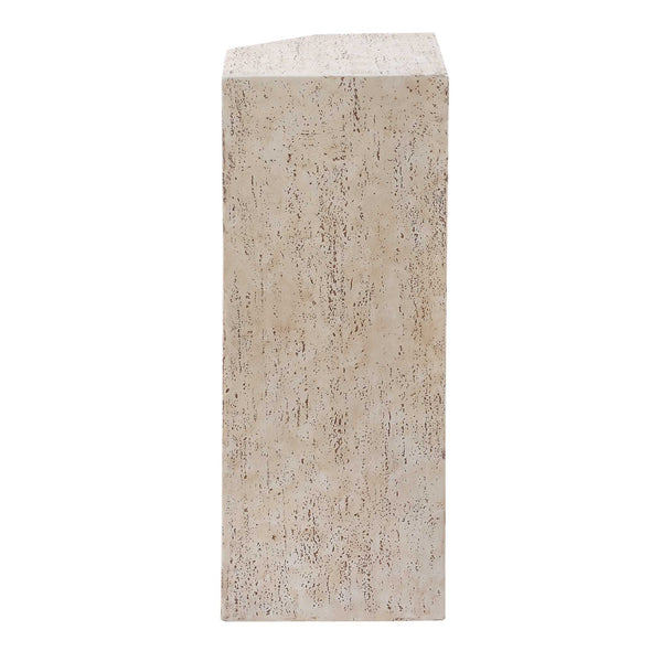 Uttermost Leroy Concrete Outdoor Drink Table - Durable, Stylish Accent For Indoor & Outdoor Spaces Brown,White Concrete 50249