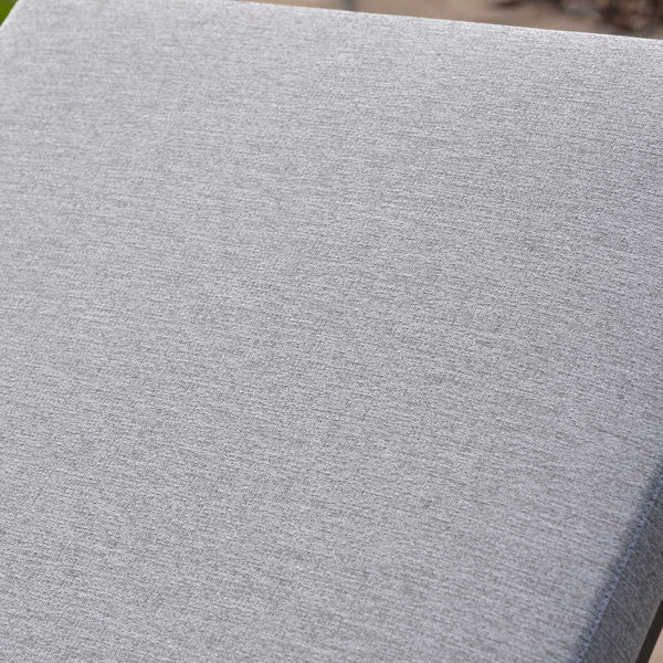 Uttermost Bea Outdoor Pool Chaise Cushion – Durable, Stylish Comfort In Charcoal Gray For All Weather Gray Cushion Crescent Shark Skin 53022