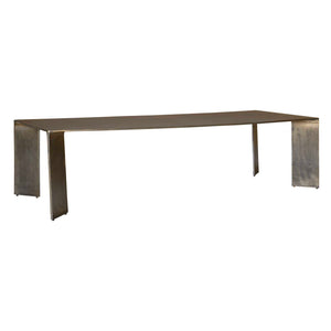 Uttermost Reade Outdoor Coffee Table: Sleek Antique Finish For Modern Indoor And Outdoor Elegance Brass Aluminium 50223
