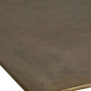 Uttermost Reade Outdoor Coffee Table: Sleek Antique Finish For Modern Indoor And Outdoor Elegance Brass Aluminium 50223
