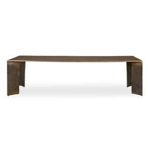 Uttermost Reade Outdoor Coffee Table: Sleek Antique Finish For Modern Indoor And Outdoor Elegance Brass Aluminium 50223