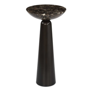 Uttermost Hastings Brown Marble Accent Table - Elegant Iron Base With Unique Natural Stone Design Brown Marble,Iron 50186
