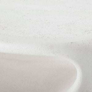 Uttermost Leyton Outdoor Coffee Table - Stylish Glass Reinforced Concrete Design With Storage Space White Cast Gfrc Concrete 50195