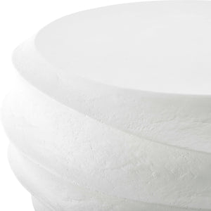 Uttermost Winded Outdoor Coffee Table – Elegant Glass Reinforced Concrete With Contemporary Design White Cast Gfrc Concrete 50199