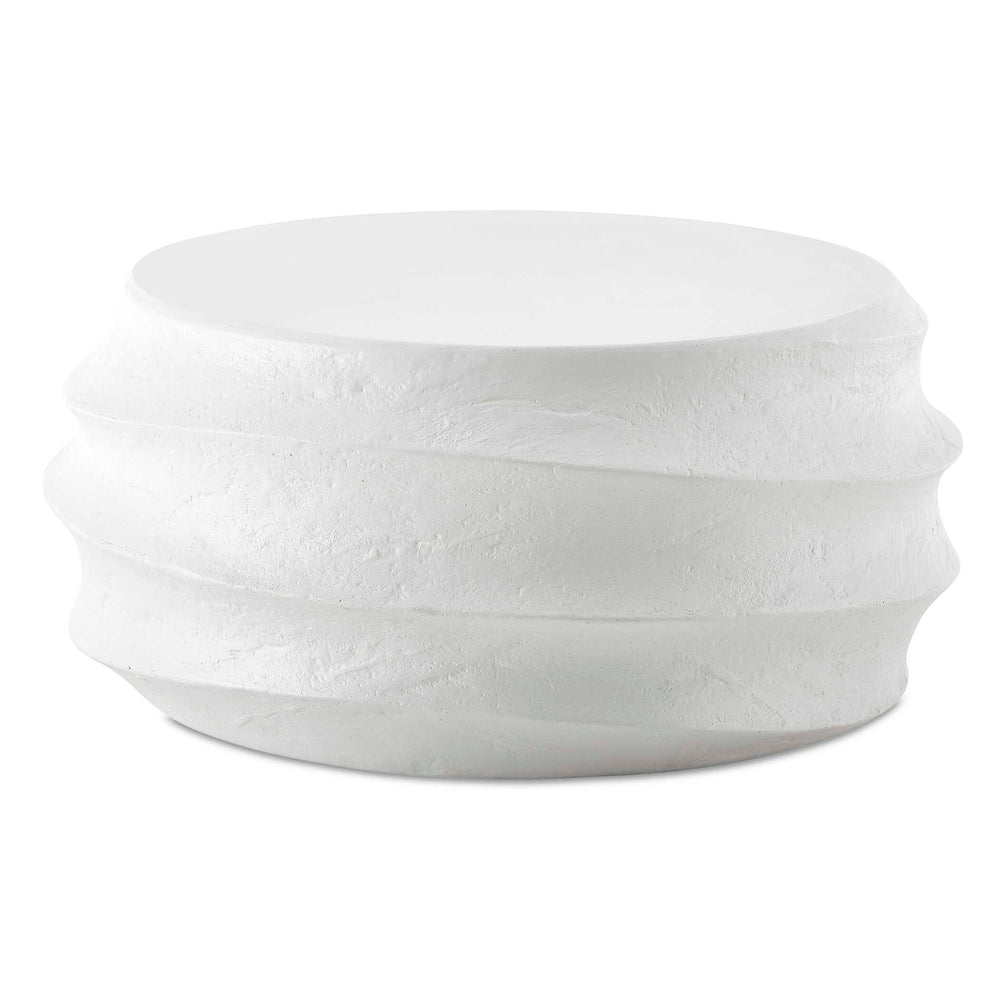 Uttermost Winded Outdoor Coffee Table – Elegant Glass Reinforced Concrete With Contemporary Design White Cast Gfrc Concrete 50199