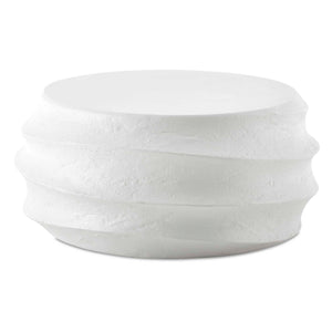 Uttermost Winded Outdoor Coffee Table – Elegant Glass Reinforced Concrete With Contemporary Design White Cast Gfrc Concrete 50199