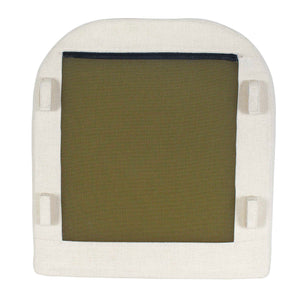 Uttermost Bolster Back Outdoor Counter Stool – Stylish, Durable Seating For Your Modern Patio Space White Metal Aluminium With Cushion Crescent Cloud Dancer 53045