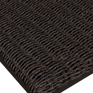 Uttermost Calbas Outdoor Counter Stool – Stylish Comfort With Elegant Wicker For Your Patio Bliss Black Metal Aluminium With Wicker 50297