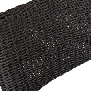 Uttermost Calbas Outdoor Counter Stool – Stylish Comfort With Elegant Wicker For Your Patio Bliss Black Metal Aluminium With Wicker 50298