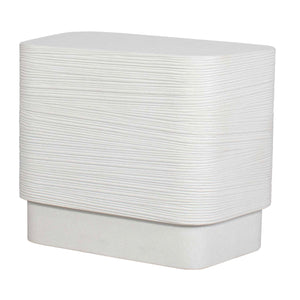 Uttermost Saltwater Concrete Side Table - Stylish, Durable Design For Indoor & Outdoor Spaces White Glass Fiber Reinforced Concrete 50306