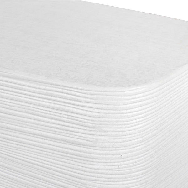 Uttermost Saltwater Concrete Side Table - Stylish, Durable Design For Indoor & Outdoor Spaces White Glass Fiber Reinforced Concrete 50306