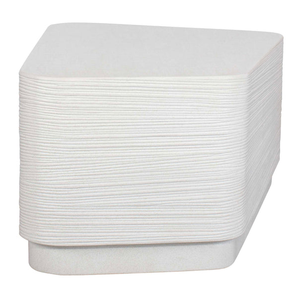 Uttermost Saltwater Concrete Side Table - Stylish, Durable Design For Indoor & Outdoor Spaces White Glass Fiber Reinforced Concrete 50307