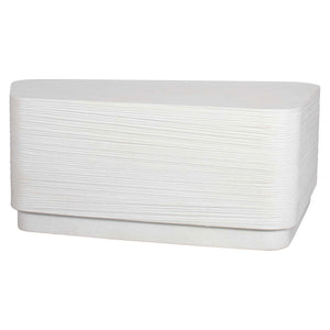 Uttermost Saltwater Concrete Side Table - Stylish, Durable Design For Indoor & Outdoor Spaces White Glass Fiber Reinforced Concrete 50307