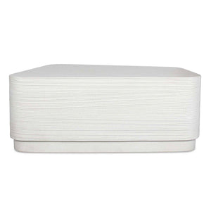 Uttermost Saltwater Concrete Side Table - Stylish, Durable Design For Indoor & Outdoor Spaces White Glass Fiber Reinforced Concrete 50307