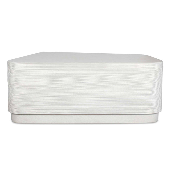 Uttermost Saltwater Concrete Side Table - Stylish, Durable Design For Indoor & Outdoor Spaces White Glass Fiber Reinforced Concrete 50307