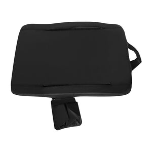 English Elm Malta Extra Wide Lightweight Reclining Stadium Chair with Backrest, Armrests & Dual Storage Options Black FV-FA090L-BK-GG