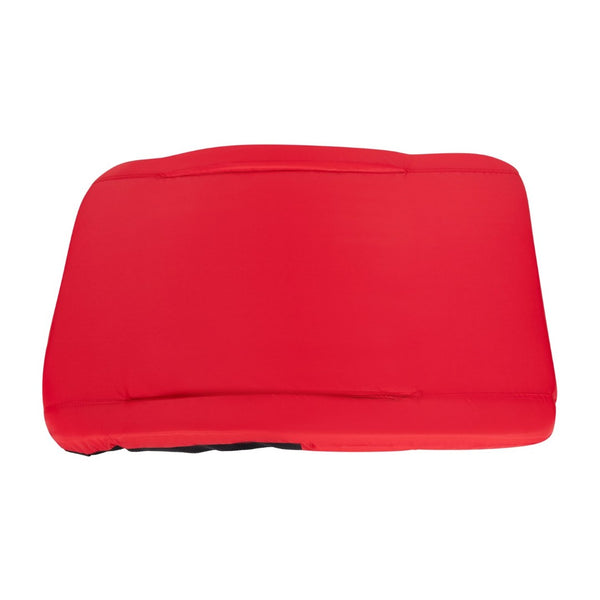 English Elm Malta Extra Wide Lightweight Reclining Stadium Chair with Backrest, Armrests & Dual Storage Options Red FV-FA090L-RD-GG