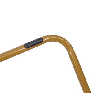 English Elm Eleanor 56" Oversized Portable Folding Double Saucer Chair in Plush Faux Fur for Ultimate Comfort Gray Fabric/Soft Gold Frame FV-FDS-001-GY-SGD-GG