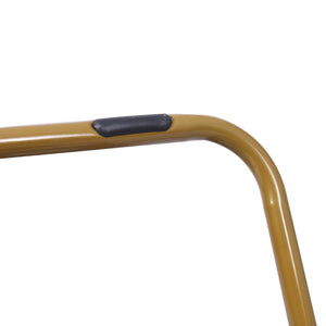 English Elm Archer 28" Oversized Faux Fur Saucer Chair - Stylish, Portable Comfort for Dorms and Living Spaces Aqua Fabric/Soft Gold Frame FV-FSC-027-DTAQ-SGD-GG