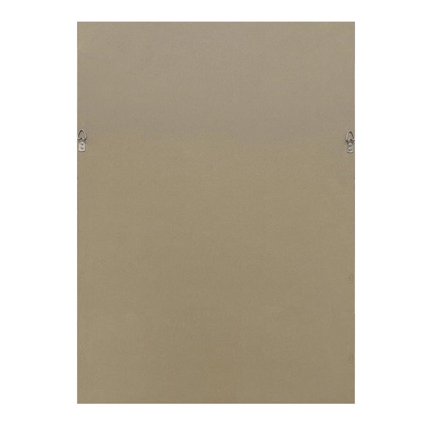 Moe's Home Sola Abstract Print In Vintage Olive And Navy Tones, Tempered Glass With Solid Pine Black Frame Multicolor Paper,Mdf Back Panel Fx-1267-37