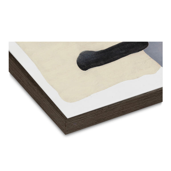 Moe's Home Naya Framed Print - Contemporary Abstract Art In Warm And Cool Tones For Modern Gallery Decor Multicolor Print On Paper,Solid Pine Frame Fx-1274-37