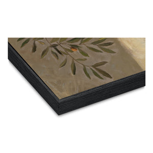 Moe's Home Olea Framed Painting – Elegant Olive Artwork In Textured Finish For Mediterranean-inspired Decor Multicolor Acrylic Paint On Canvas,Solid Pine Frame Fx-1278-37