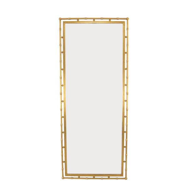 Zeugma Fx15440 Elegant Full Length Mirror - Versatile Vertical Or Horizontal Design For Stylish Spaces Distressed Gold Leaf Metal And Mirror Fx15440 Gold