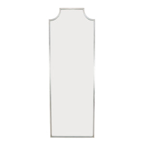 Zeugma Fx404 Elegant Full Length Mirror With Iron Metal Frame - Stylish Vertical Design For Any Space Distressed Silver Leaf Metal And Mirror Fx404 Silver