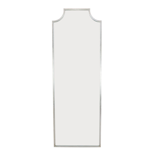 Zeugma Fx404 Elegant Full Length Mirror With Iron Metal Frame - Stylish Vertical Design For Any Space Distressed Silver Leaf Metal And Mirror Fx404 Silver