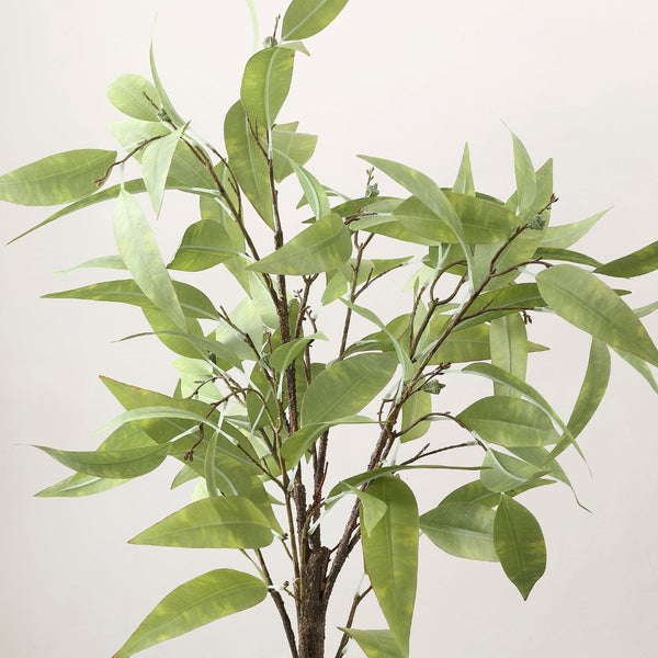 Safavieh FAUX Eucalyptus Potted Tree - Realistic Greenery for Home or Office, Low Maintenance Decor Solution FXP1000A