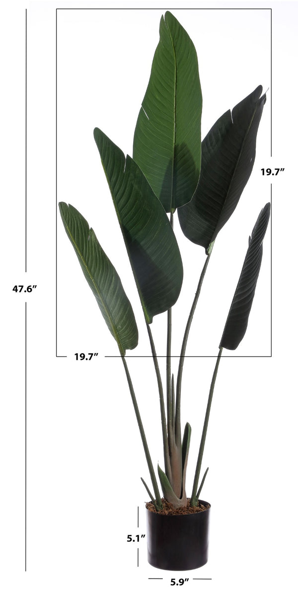 Safavieh FAUX Potted Gladiolus Tree – 48 Inch Realistic Greenery for Home & Office, Low Maintenance Décor Piece FXP1008A