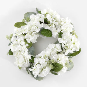 Safavieh FAUX 22 Inch Hydrangea & Magnolia Wreath - Lifelike Floral Accent for Year-Round Home Decor Magic FXP1037A