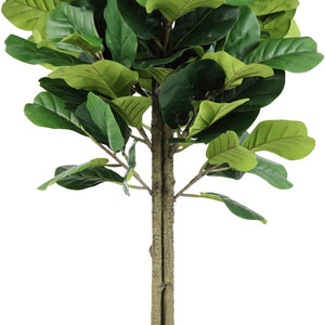 Safavieh FAUX 72 Inch Potted Fiddle Leaf Fig Tree - Lifelike Greenery for Effortless Style in Any Space FXP2004A