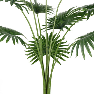 Safavieh FAUX 72 Inch Potted Palm Tree - Lifelike Tropical Decor for Low-Maintenance Indoor & Outdoor Style FXP2005A