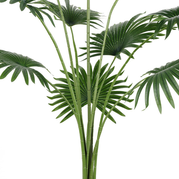 Safavieh FAUX 72 Inch Potted Palm Tree - Lifelike Tropical Decor for Low-Maintenance Indoor & Outdoor Style FXP2005A