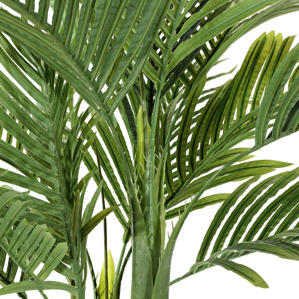 Safavieh FAUX 49-Inch Potted Golden Cane Palm Tree - Lifelike Tropical Decor for Homes, Offices & Events FXP2006A