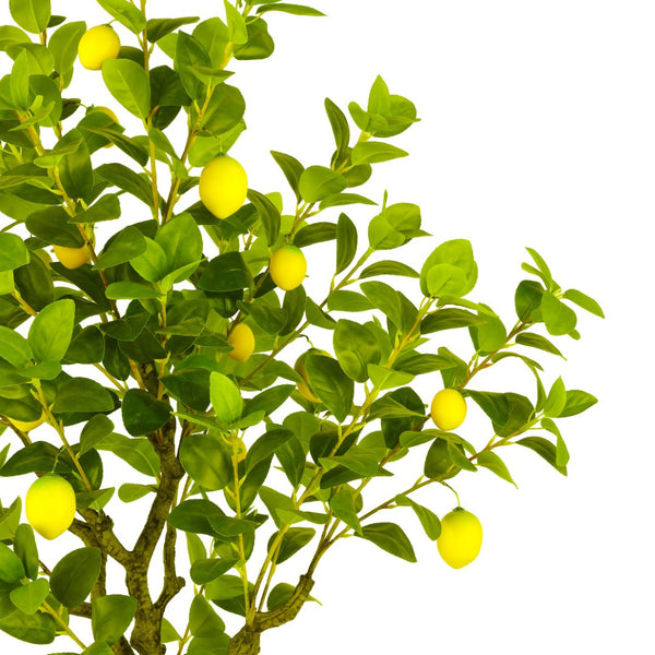 Safavieh FAUX 60-Inch Potted Lemon Tree – Lifelike, Low-Maintenance Indoor Plant for Vibrant Home Decor FXP2011A