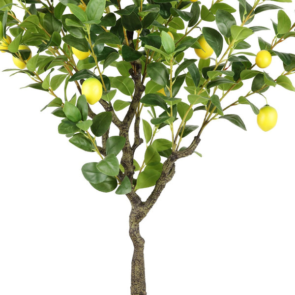 Safavieh FAUX 60-Inch Potted Lemon Tree – Lifelike, Low-Maintenance Indoor Plant for Vibrant Home Decor FXP2011A