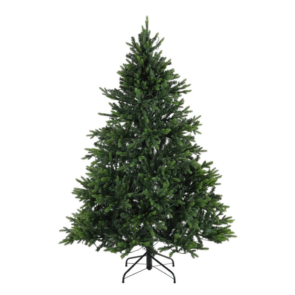 Safavieh 5.5 FT Pre-Lit Green Artificial Christmas Tree - Lifelike, Easy Setup for Cozy Spaces & Holiday Charm FXP2018A