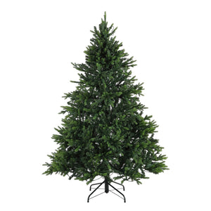 Safavieh 5.5 FT Pre-Lit Green Artificial Christmas Tree - Lifelike, Easy Setup for Cozy Spaces & Holiday Charm FXP2018A