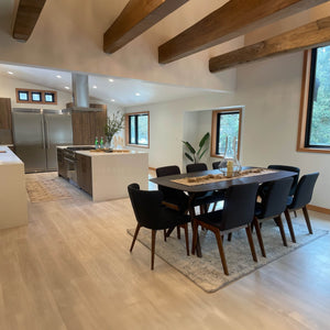 Lh Imports Mila Dining Chair - Luxurious Black Velvet With Stylish Ash Wood Legs And Waffle Stitching Detail Black,Brown Ash Wood,Plywood,Polyester,Pu Foam,Metal Fz-04bv